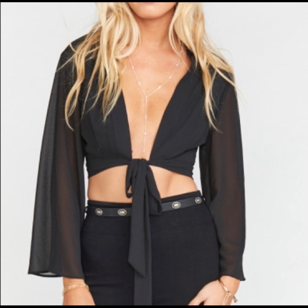 EUC Show Me Your Mumu Jordyn crop top